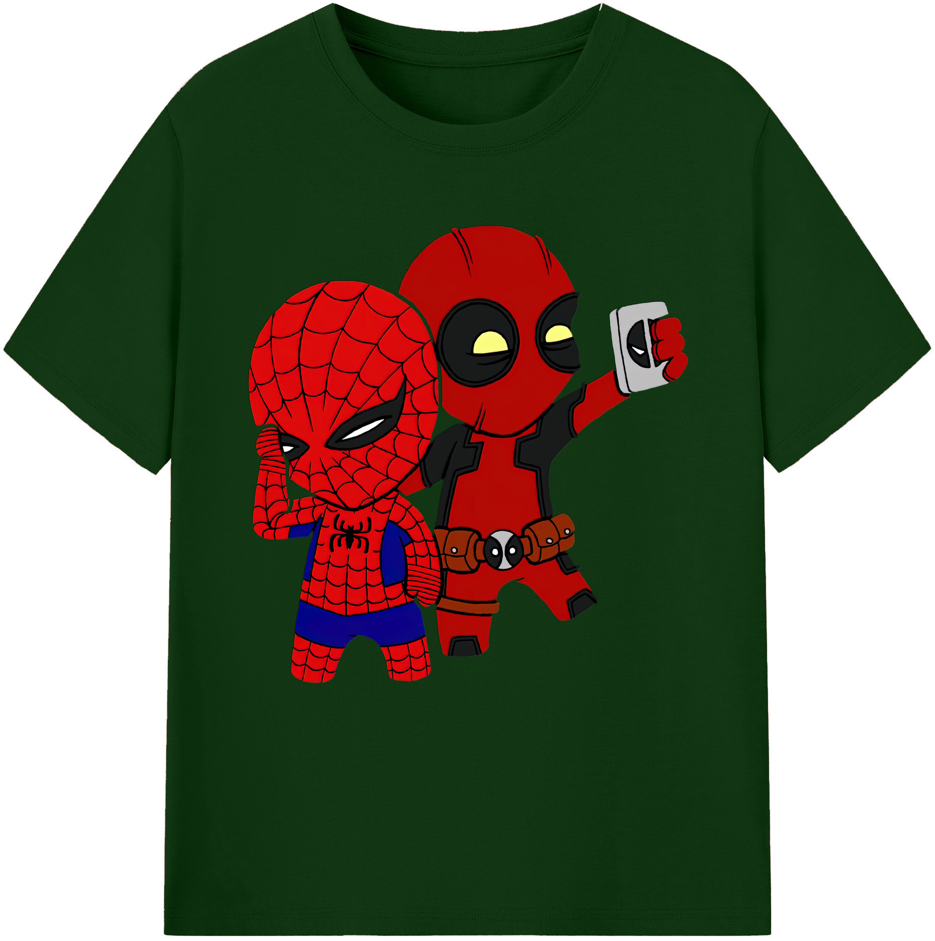 （画像用） Deadpool デッドプール 綿100％半袖Tシャツ（フロントプリント）
